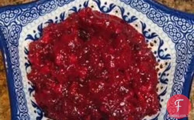 Cranberry Saboreie com Grand Marnier® e nozes