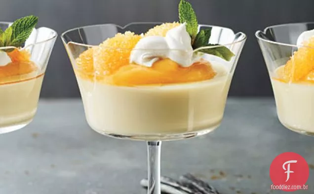 Melado Laranja Panna Cotta