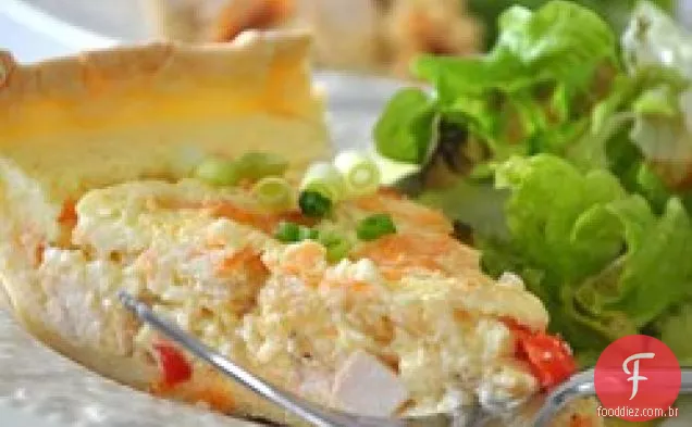 Quiche De Frango Com Creme Azedo
