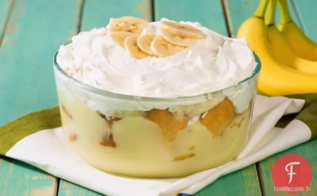 Pudim De Banana Caseiro Rápido