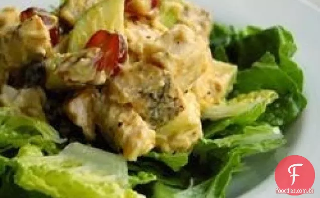 Salada De Frango Com Curry Frutado