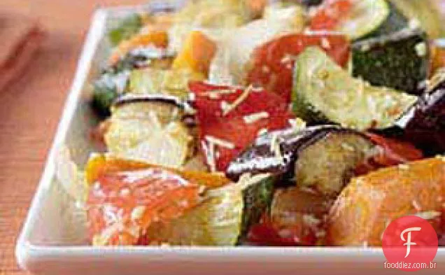 Legumes Mediterrânicos Torrados Com Ervas