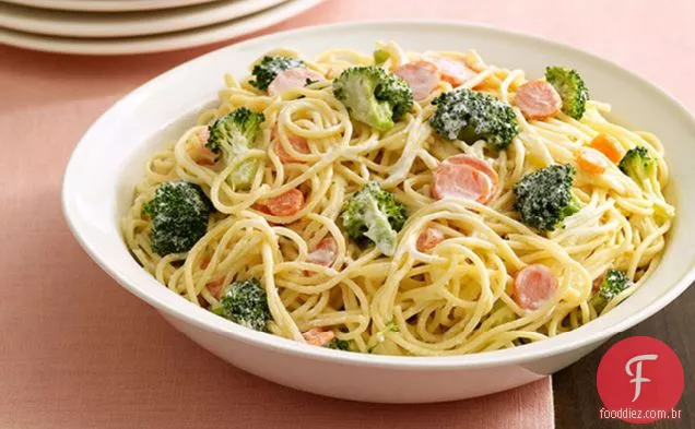Pasta Primavera Alfredo