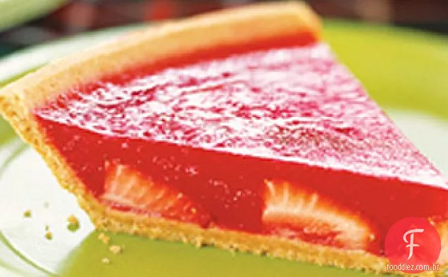 Torta de gelatina de morango