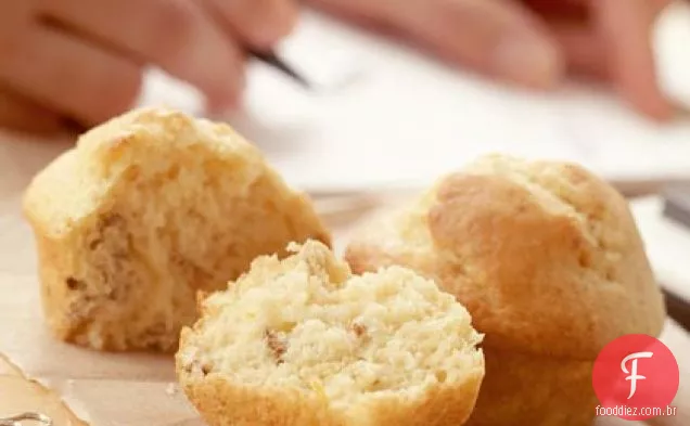 Muffins Laranja-Pecan