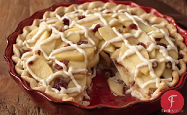 Torta Rústica De Maçã Com Canela