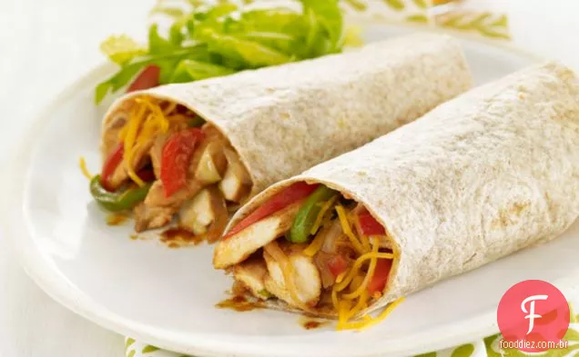 Churrasco Cheddar Frango Roll-Ups