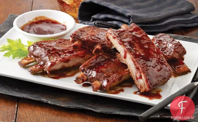 Sweet ' N Spicy BBQ Ribs