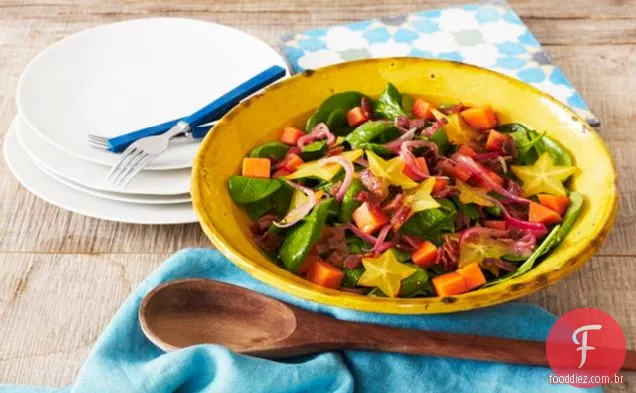 Salada De Espinafre Tropical Murcha