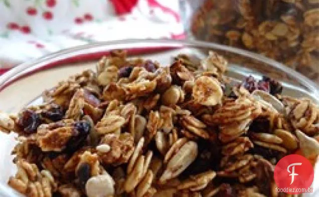 Granola crocante e deliciosa