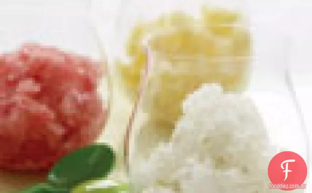 Fresh Fruit Ice Trio: Limão, Melancia E Abacaxi