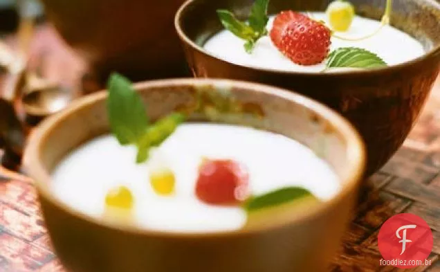 Pudim De Tapioca De Coco