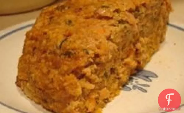 Bolo de carne e molho de Peru