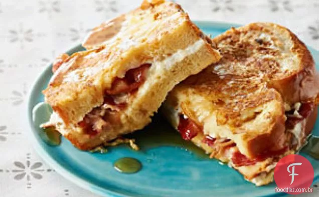 Bacon & Cream Cheese-Torrada Francesa Recheada