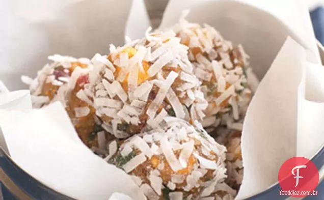 Bolas De Frutas Sem Assar