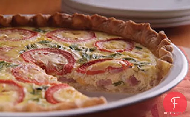 Quiche De Bacon Canadense