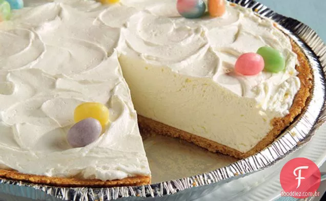 Cheesecake De Páscoa Fofo De 2 Passos