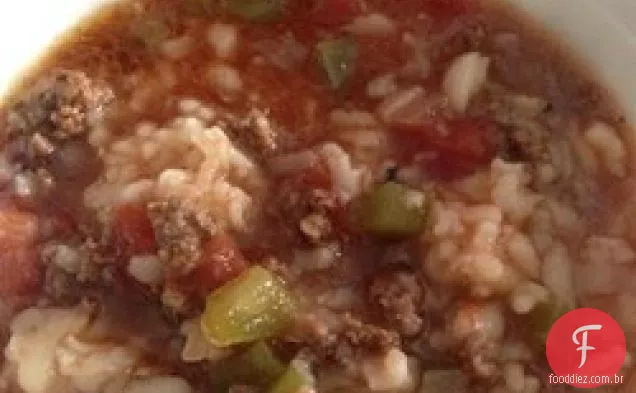 Sopa de pimenta recheada IV