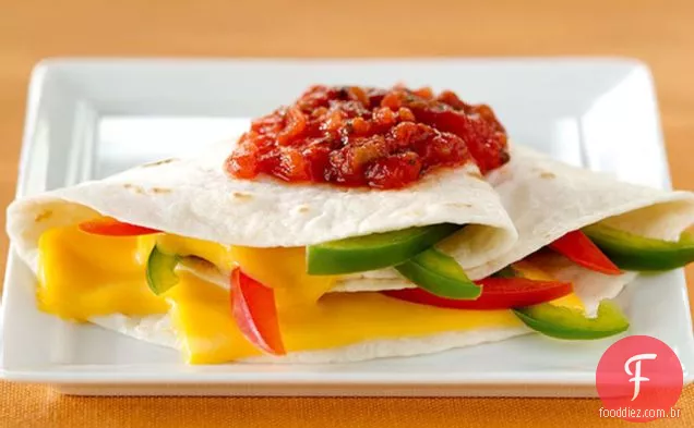 Quesadillas Vegetais De Queijo