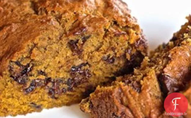 Fácil Abóbora Chocolate Chip Pão