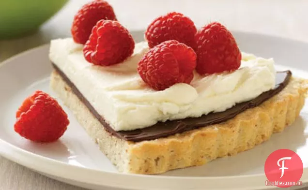 Torta De Creme De Framboesa