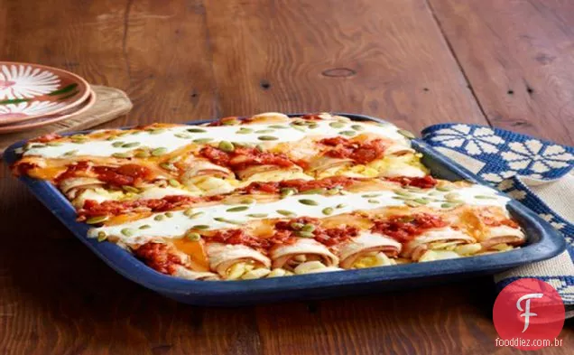 Enchiladas Cremosas De Presunto E Ovo