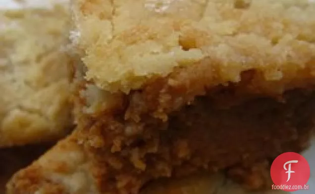 Barras Fáceis De Torta De Abóbora