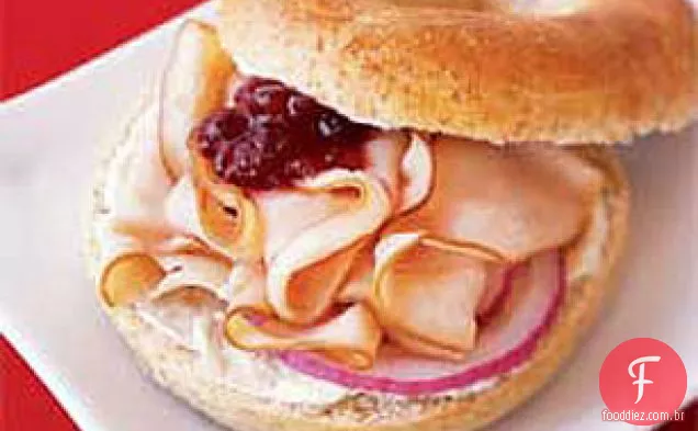 Sanduíche De Bagel De Cranberry-Peru