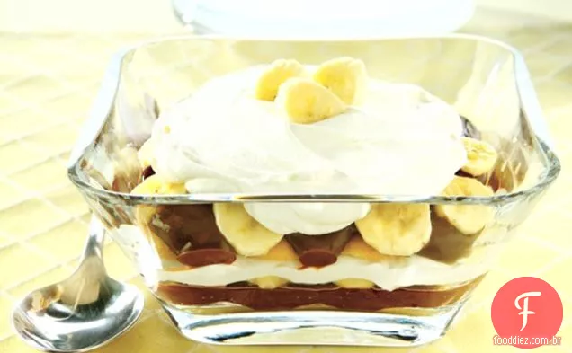 Pudim De Banana Preto E Branco