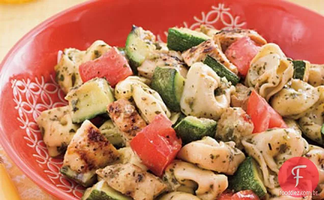 Tortellini grelhado de frango e Veggie