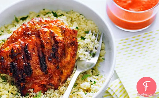 Caju Romesco Coxas De Frango