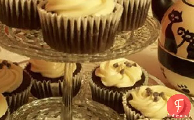 Fácil Preto Inferior Cupcakes