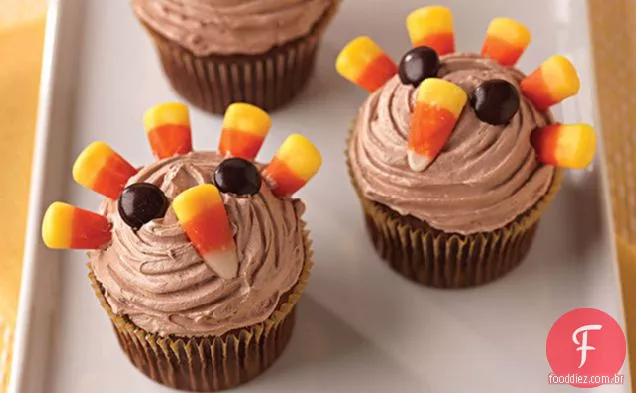 Fácil Turquia Cupcakes