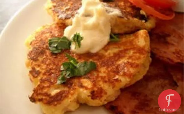 Panquecas de Batata da mamãe da montanha