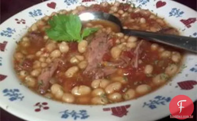 Slow Cooker Calico Bean Soup