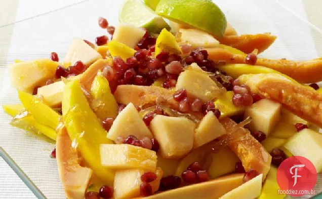 Salada de manga e mamão