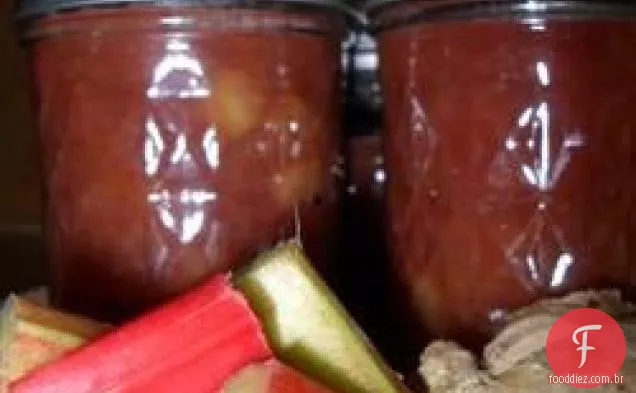 Ruibarbo Geléia De Gengibre