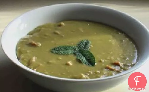 Sopa de ervilha e presunto dividida I