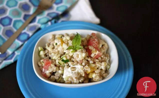 Salada De Abobrinha Farro De Verão Com Burrata
