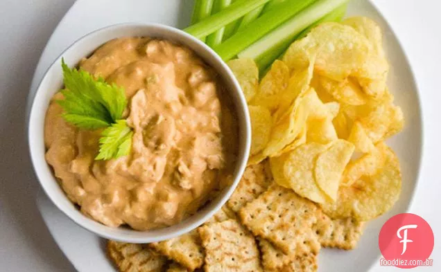 Fácil Queijo Buffalo Frango Dip