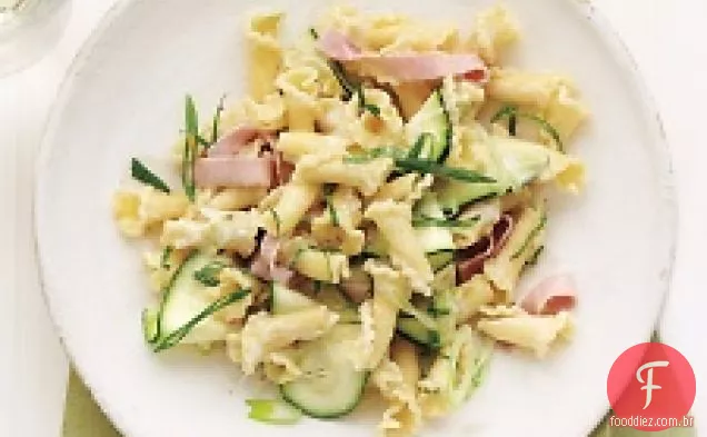 Campanela Com Abobrinha, Presunto, Iogurte E Cebolinha