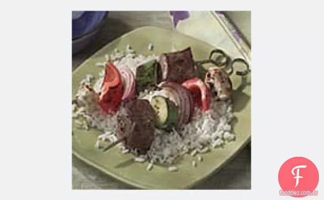 Kabobs Grelhados Erva