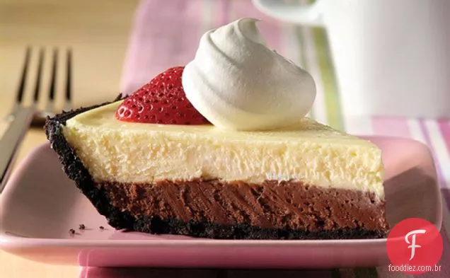 PHILADELPHIA Cheesecake de camada dupla de Chocolate em 3 etapas