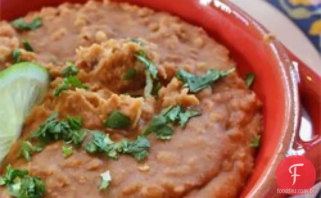 Feijão Refried rápido e fácil