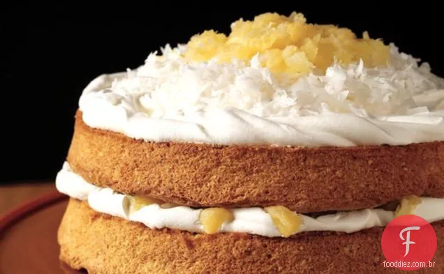 Bolo De Coco Do Feriado