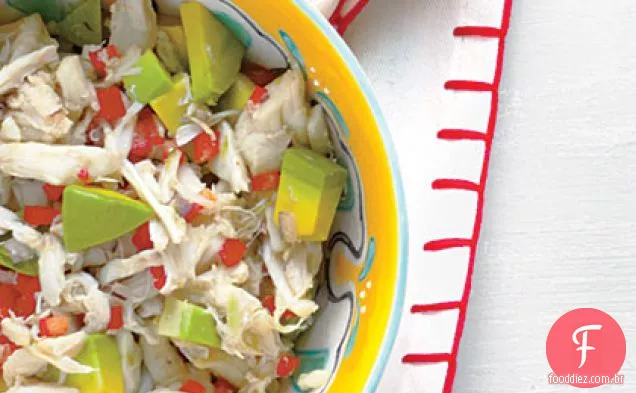 Salsa de caranguejo e abacate