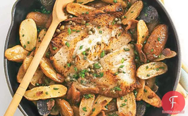 Bacalhau preto assado no forno