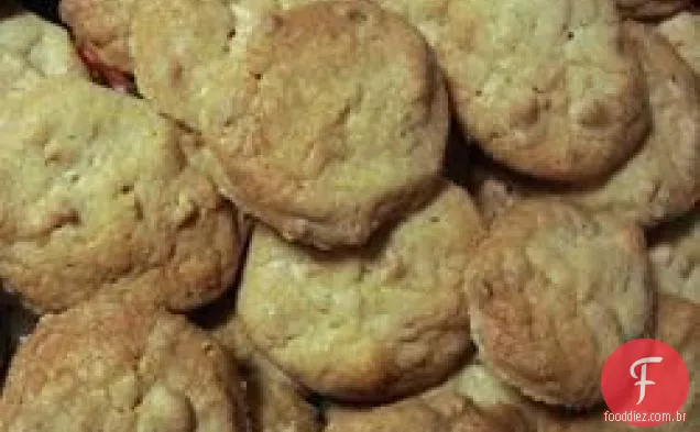 Biscoitos De Macadâmia De Chocolate Branco I