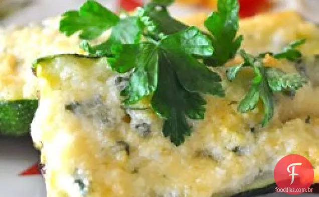 Alho Grelhado Parmesão Abobrinha