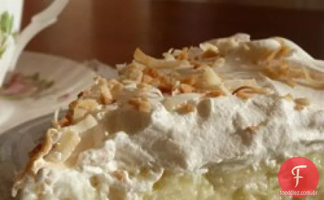 Torta De Creme De Coco À Moda Antiga